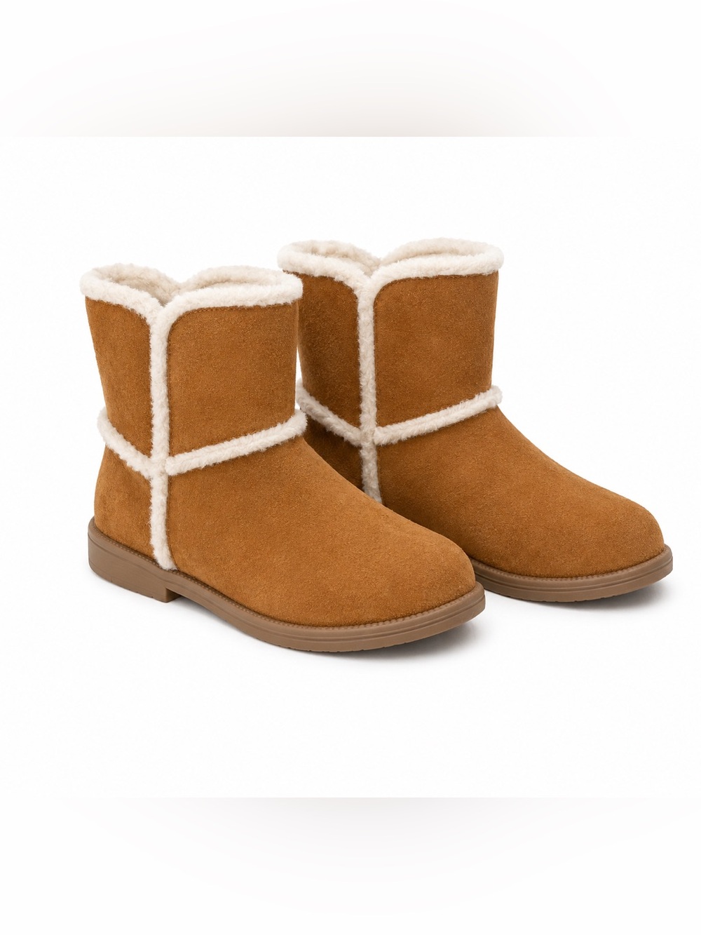 Uggs- Cozy Suede Shearling Boots
